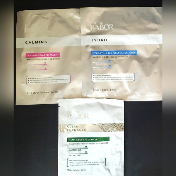 Doctor Babor Calm Hydro Clean Formance Gel Face Mask (3 Pack) brand new - Picture 1 of 2